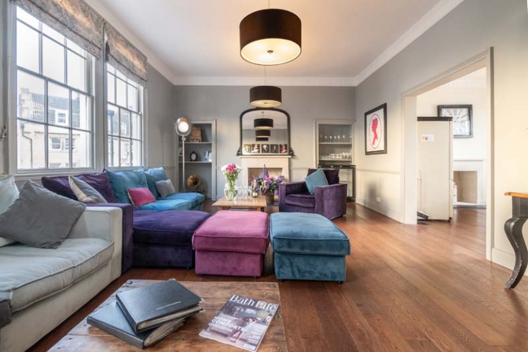 Event styling in a Queensberry Estates townhouse lounge